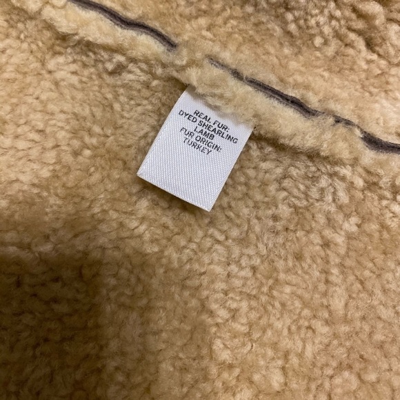 TROUVÉ Genuine Shearling Jacket NWOT - Picture 8 of 8